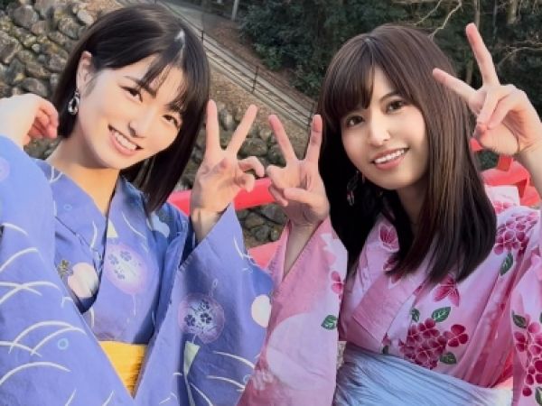 【18歳スレンダー女子大生2人組と乱交温泉旅行】『ダメ…浴衣がはだけちゃう…』無垢な女学生たちが、温泉旅館で肉欲に溺れる！浴衣からこぼれる美ボディを激しく求め合う、青春の過ちを激撮！♡