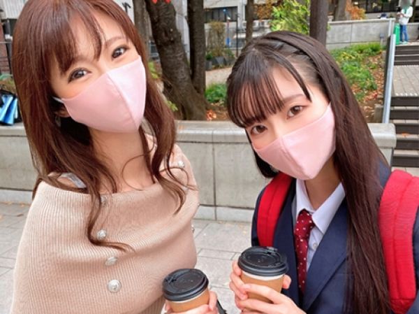 【素人】28歳と18歳の年の差姉妹を街中ナンパ！チンポ依存症の姉がイケメンチンポを貪り喰らう…ッ！記事